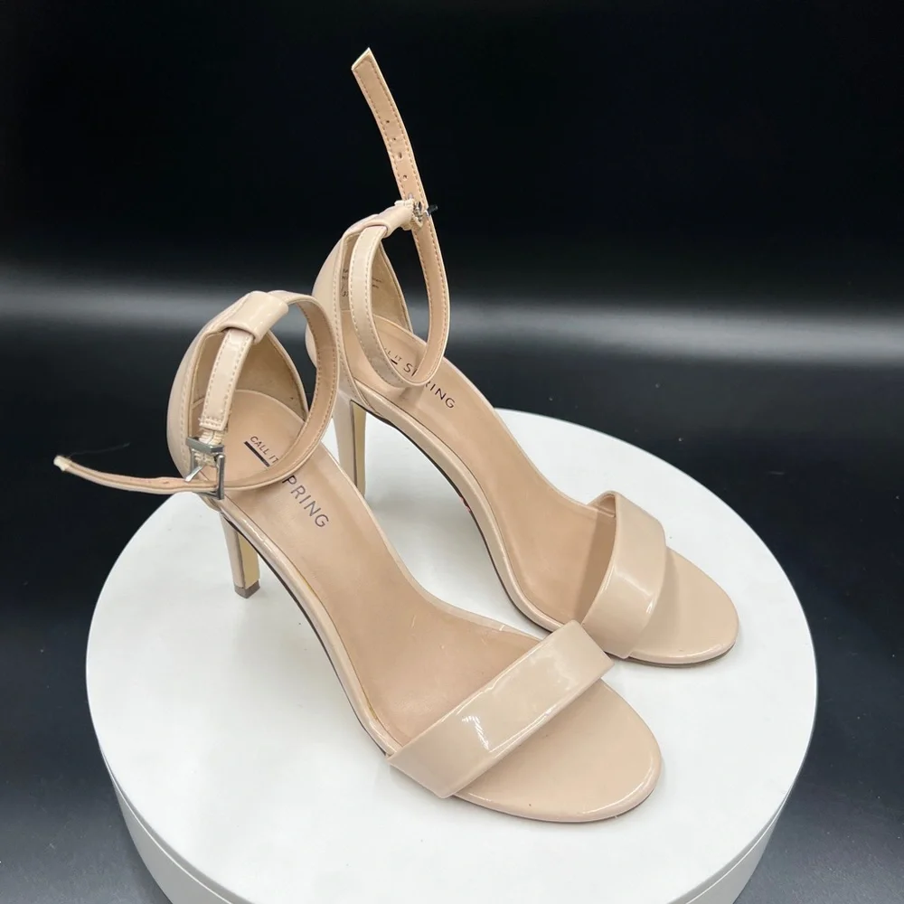 Call It Spring Nude Heels - Picture 3 of 5
